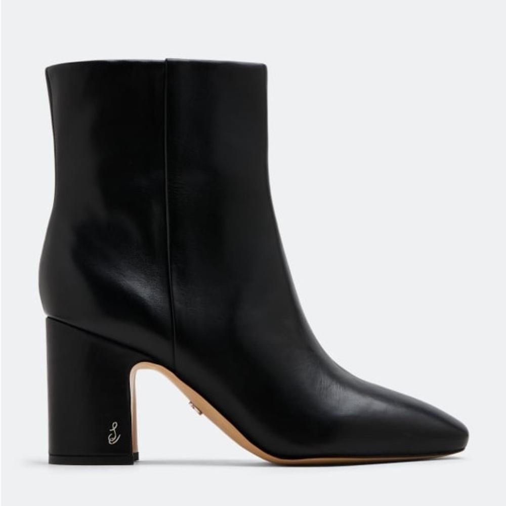 Sam Edelman Fawn leather boots Elegant Black Leather Ankle Boots